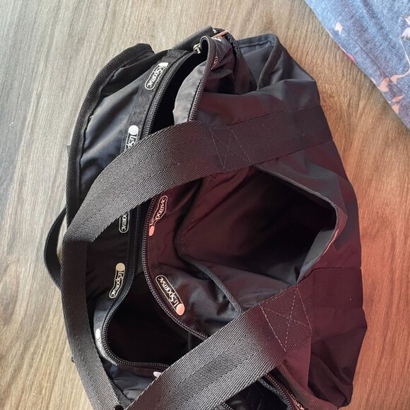 LeSportSac Black Nylon Tote/Weekender $80 Not used - Picture 12 of 14